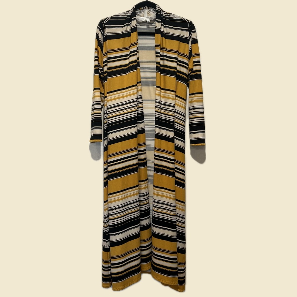 Jennafer Grace Yellow & Black Duster
